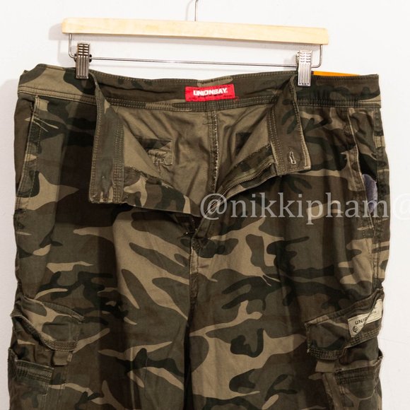 NWT ! Men Unionbay Cargo Shorts lightweight in  CAMO - Picture 5 of 5